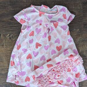 magnetic me little baby dress + diaper cover set 6-9 M
